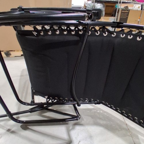 PHI VILLA XXL ZERO GRAVITY CHAIR PATIO RECLINER - 30" WIDE - BLACK / GREY image 5