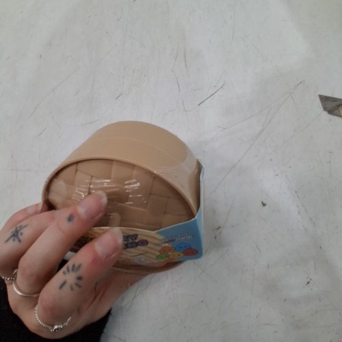 MYSTERY DUMPLING SQUISHY WITH STEAMER BOX, STRESS BALL, SOFT SQUEEZE FIDGET SENSORY TOY - AGES 3+ image 3
