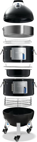 NAPOLEON APOLLO® 5-IN-1 CHARCOAL WATER SMOKER - 22" - BLACK (MODEL: AS22K) image 3