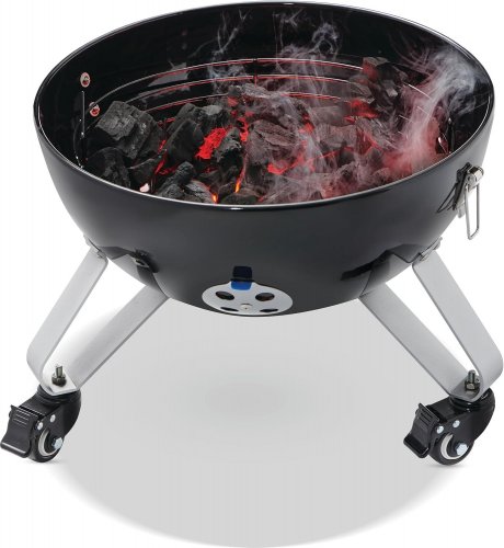 NAPOLEON APOLLO® 5-IN-1 CHARCOAL WATER SMOKER - 22" - BLACK (MODEL: AS22K) image 4