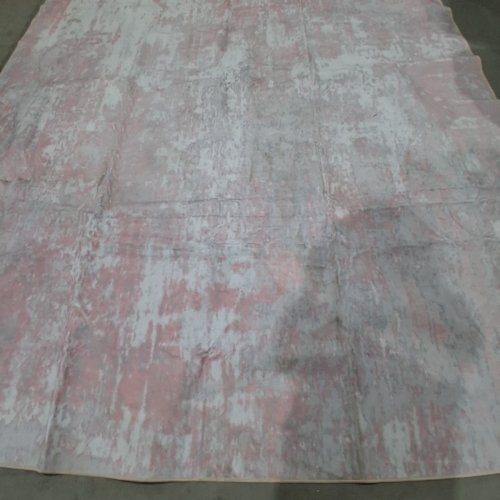 RELEANY WASHABLE NON-SLIP INDOOR MODERN ABSTRACT LOW PILE SOFT CARPET RUG - 8FT X 10FT - GREY/WHITE/PINK image 3