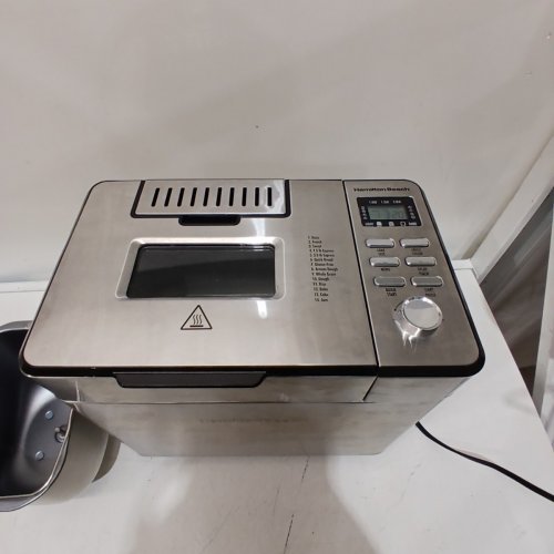 HAMILTON BEACH PREMIUM DOUGH & BREAD MAKER - MAKES 1, 1.5 & 2LB LOAVES - STAINLESS STEEL (MODEL: 29888) image 4