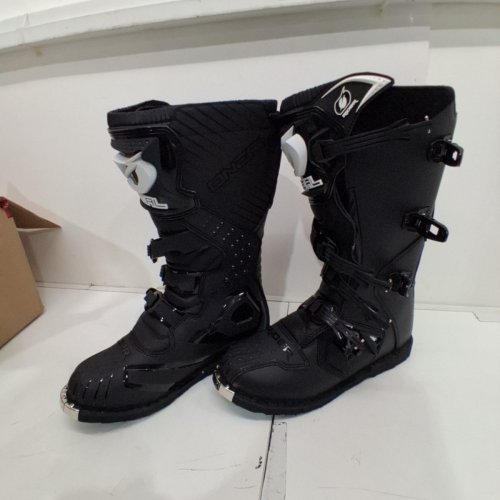 MEN'S O'NEILL LOGO RIDER BOOTS - SIZE 13 - BLACK/WHITE (STYLE: 0325-113) image 4