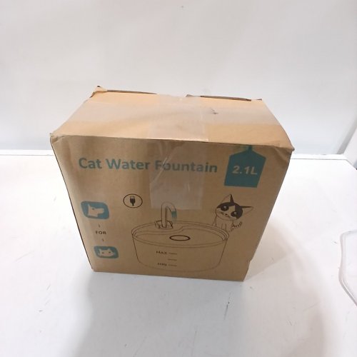 MISFANS CAT WATER FOUNTAIN WITH ULTRA-QUIET PUMP - 2.1L - BLACK image 4