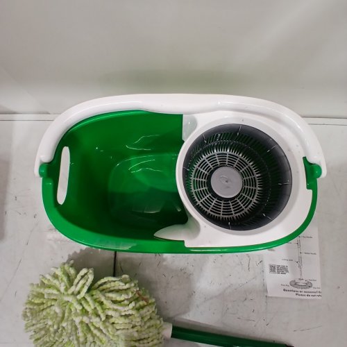 LIBMAN TORNADO SPIN MOP SYSTEM WITH BUCKET AND MOP - GREEN/WHITE image 4