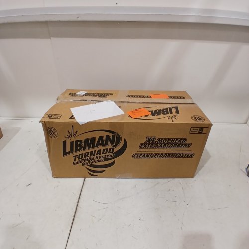 LIBMAN TORNADO SPIN MOP SYSTEM WITH BUCKET AND MOP - GREEN/WHITE image 5