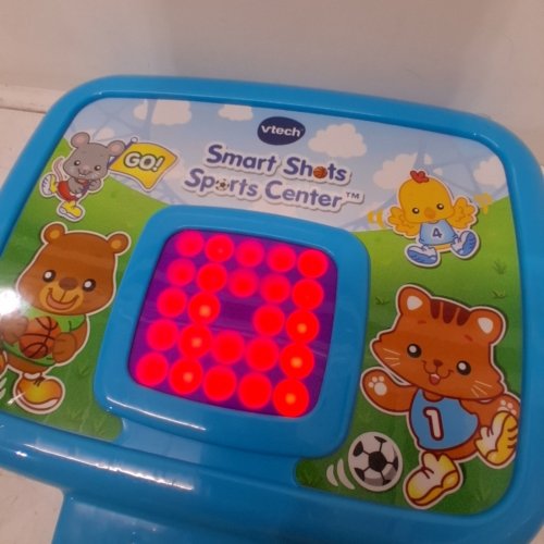 VTECH INTERACTIVE SMART SHOTS MULTI-SPORTS CENTER - AGES 1 TO 3 YEARS - 16.5" X 22.8" X 24" - YELLOW (MODEL: ‎80-156301/1563) image 2