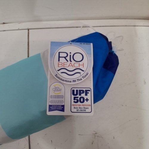RIO BEACH UMBRELLA WITH ANCHOR - 7.5 FT - BLUE (MODEL: 1985294) image 3