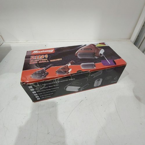 MISSHAPPY ELECTRIC CORDLESS RECHARGEABLE BBQ GRILL BRUSH - BROWN (MODEL: GB01 MAX) image 6
