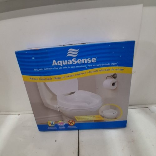 AQUASENSE RAISED TOILET SEAT UP TO 2" - WHITE - (MODEL: 770-625) image 5