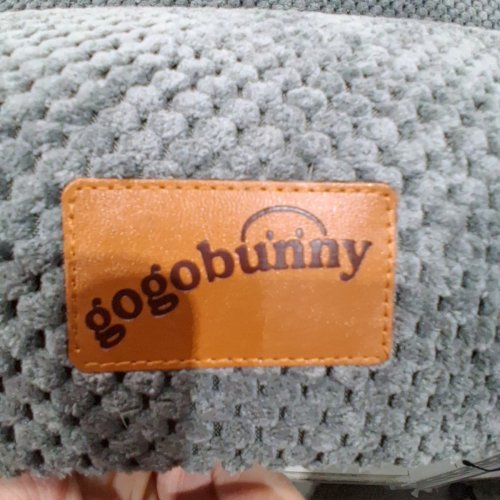 GOGOBUNNY WATERPROOF HIGH DENSITY FOAM CURVED DOG STAIRS - 28" X 19" - GREY image 3