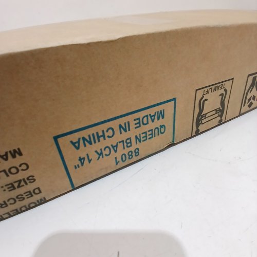 HEAVY DUTY STEEL MATTRESS FOUNDATION - QUEEN - 12" - BLACK (MODEL: 8801) image 3