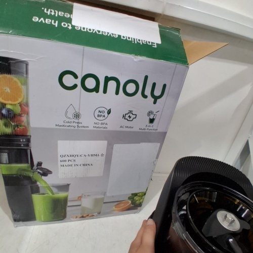 CANOLY COLD PRESS 3-IN-1 SLOW JUICER - BLACK (MODEL: C16) image 5