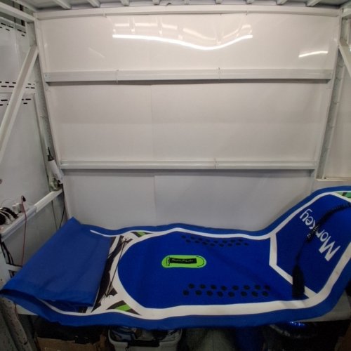 FEATH-R-LITE INFLATABLE SUP BOARD WITH ACCESSORIES & PUMP - 10FT 5'' - BLUE/GREEN (MODEL: SUPFR02B) image 2