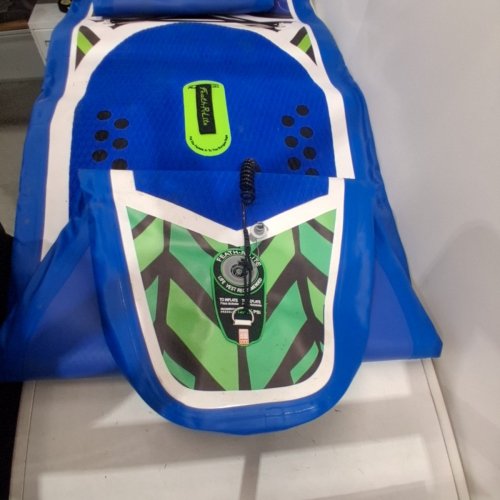 FEATH-R-LITE INFLATABLE SUP BOARD WITH ACCESSORIES & PUMP - 10FT 5'' - BLUE/GREEN (MODEL: SUPFR02B) image 3