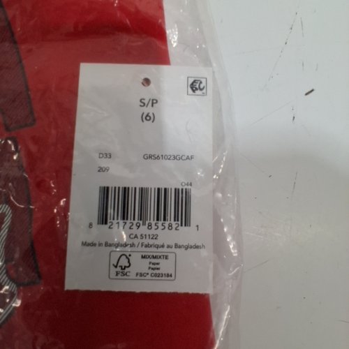 GIRL'S CANADA GRAPHIC T-SHIRT - SMALL (6) - RED (STYLE: GRS61023GCAF) image 2