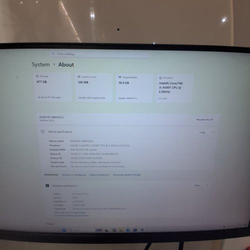 DELL OPTIPLEX 7050 SMALL FORM DESKTOP COMPUTER BUNDLE WITH WIRED MOUSE & KEYBOARD - INTEL CORE I5-9500T | 16GB RAM | 512GB SSD - BLACK image 5