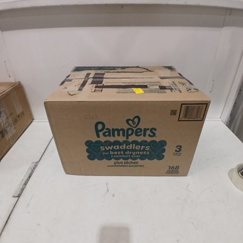 168PK PAMPERS SWADDLERS DISPOSABLE DIAPERS - SIZE 3 (16-28LBS) image 4