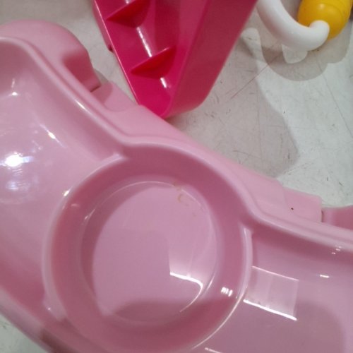 BRIGHT STARTS 2-IN-1 ACTIVITY JUMPER & TABLE PLAYFUL PALMS-PINK image 4