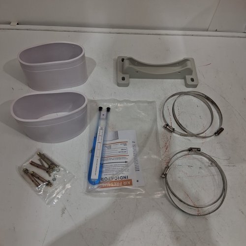 DCFAIRFAN INDOOR/OUTDOOR RADON MITIGATION SYSTEM FAN KIT - 4" X 4" (MODEL: PF-100W2) image 4