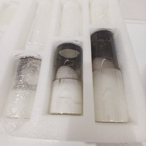 18PC VEVOR CYLINDER PILLAR CANDLES & GLASS CENTERPIECE VASES SET - CLEAR (MODEL: GVCA-65-001) image 2