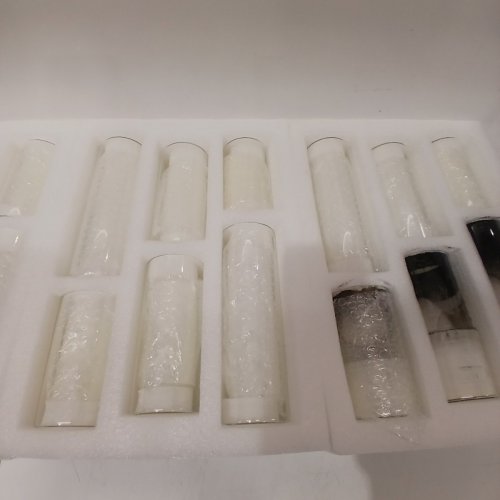 18PC VEVOR CYLINDER PILLAR CANDLES & GLASS CENTERPIECE VASES SET - CLEAR (MODEL: GVCA-65-001) image 5