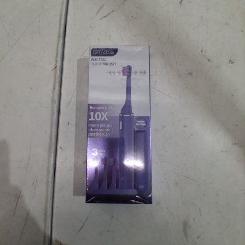 MAYZE ELECTRIC TOOTHBRUSH WITH PORTABLE DUST COVER - PURPLE image 3