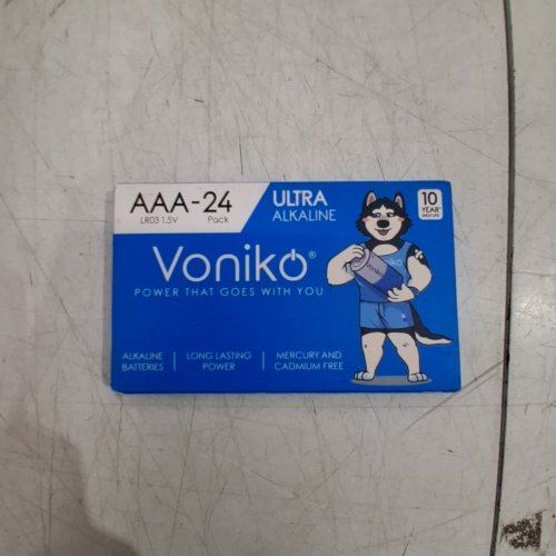 24PK VONIKO ULTRA ALKALINE BATTERY PACK - AAA - BLUE/WHITE image 2