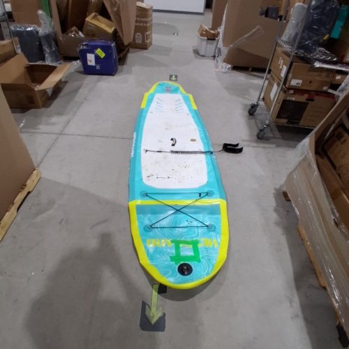 HEYBOARD INFLATABLE STAND UP PADDLE BOARD WITH SUP ACCESSORIES - 10FT 6'' MINT - GREEN PATTERN image 2