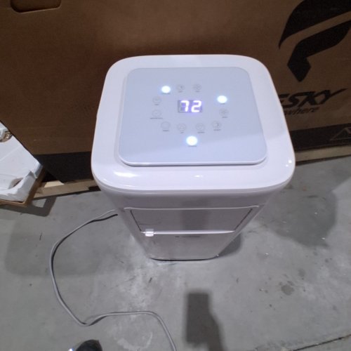 AOBOSI PORTABLE AIR CONDITIONER - REMOTE CONTROLLED, WIFI ENABLED, SILENT MODE, DEHUMIDIFIER - 10000 BTU - WHITE (MODEL: ‎ABS-A019E-06KR) image 4
