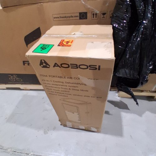 AOBOSI PORTABLE AIR CONDITIONER - REMOTE CONTROLLED, WIFI ENABLED, SILENT MODE, DEHUMIDIFIER - 10000 BTU - WHITE (MODEL: ‎ABS-A019E-06KR) image 10