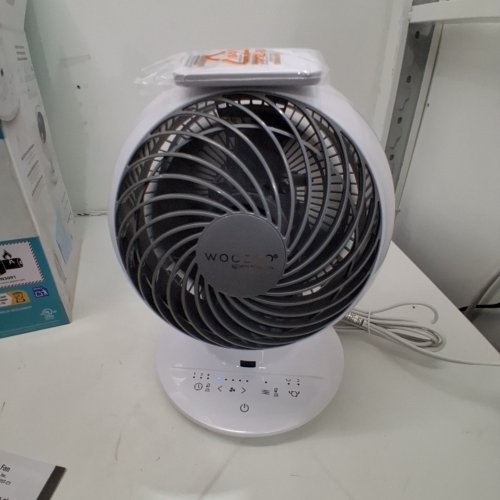 IRIS WOOZOO 5-SPEED OSCILLATING GLOBE FAN - 82FT RANGE - WHITE (MODEL: PCF-SC15T-CT/2354207) image 2