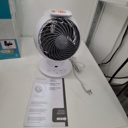IRIS WOOZOO 5-SPEED OSCILLATING GLOBE FAN - 82FT RANGE - WHITE (MODEL: PCF-SC15T-CT/2354207) image 3