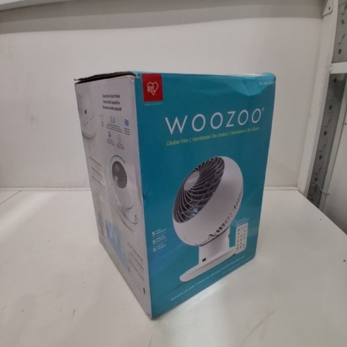 IRIS WOOZOO 5-SPEED OSCILLATING GLOBE FAN - 82FT RANGE - WHITE (MODEL: PCF-SC15T-CT/2354207) image 5