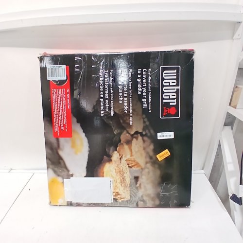 WEBER RUST-RESISTANT GRIDDLE INSERT - 22" - BLACK image 4