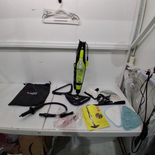 H2O HD 5-IN-1 ALL PURPOSE HANDHELD STEAM CLEANER SYSTEM - GREEN/BLACK (MODEL: KB-019) image 3