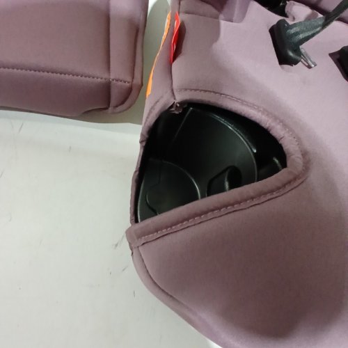 GRACO TRANZITIONS 3-IN-1 LIGHTWEIGHT ADJUSTABLE HEIGHT HARNESS BOOSTER CAR SEAT WITH CUP HOLDERS - 100LB MAX WEIGHT - ELOISE PURPLE (MODEL: 2217080) image 4