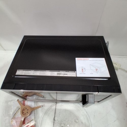 TOSHIBA COMPACT COUNTERTOP MICROWAVE OVEN - 1.2CU.FT - 1500W - STAINLESS STEEL (MODEL: ML-EM31P(SS)/CA) image 4
