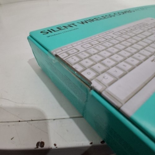 2PC LOGITECH WIRELESS MOUSE & KEYBOARD COMBO WITH SILENTTOUCH TECHNOLOGY - WHITE (MODEL: MK295) image 3