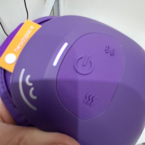 RENPHO EYERIS ULTRA QUIET EYE MASSAGER WITH HEAT - PURPLE (R-WME05) image 2