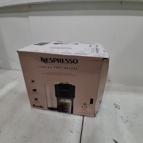 BREVILLE NESPRESSO VERTUO POP+ DELUXE COFFEE & ESPRESSO MACHINE - MATTE BLACK/GOLD (MODEL: BNV125MTB1BUC1) image 8