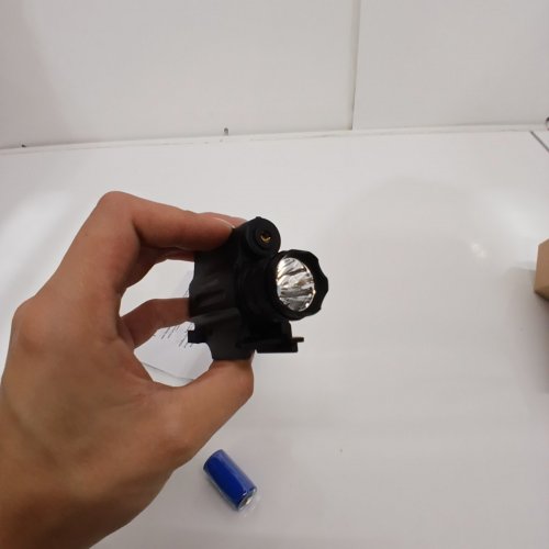 COSMOING RAIL-MOUNTED RED LASER SIGHT WITH FLASHLIGHT, QUICK RELEASE FOR MOST GUNS- 600LM STROBE - BLACK (MODEL: MGL-003RB) image 4