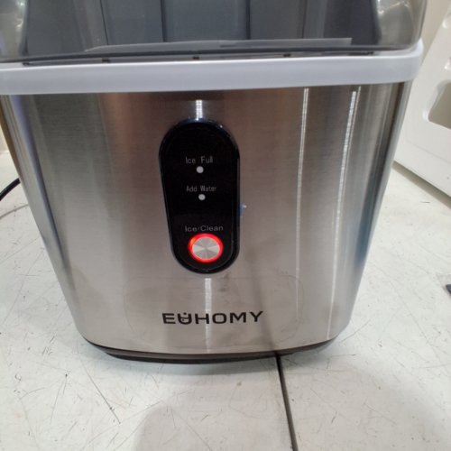 EUHOMY PEARL L1 PORTABLE NUGGET ICE MAKER COUNTERTOP - 35LBS CAPACITY - STAINLESS STEEL (MODEL: IM013-NSI-CAEH) image 2