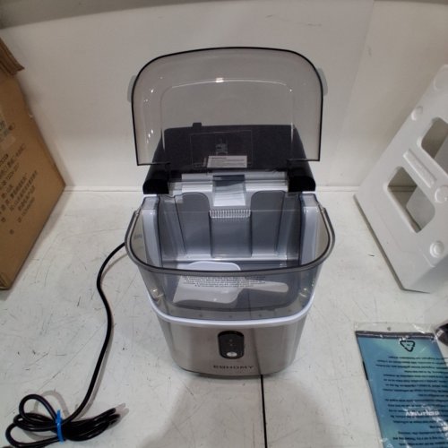 EUHOMY PEARL L1 PORTABLE NUGGET ICE MAKER COUNTERTOP - 35LBS CAPACITY - STAINLESS STEEL (MODEL: IM013-NSI-CAEH) image 3