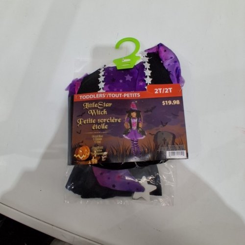 2PC TODDLER LITTLE STAR WITCH COSTUME - 2T - BLACK / PURPLE (ITEM: 10342) image 2