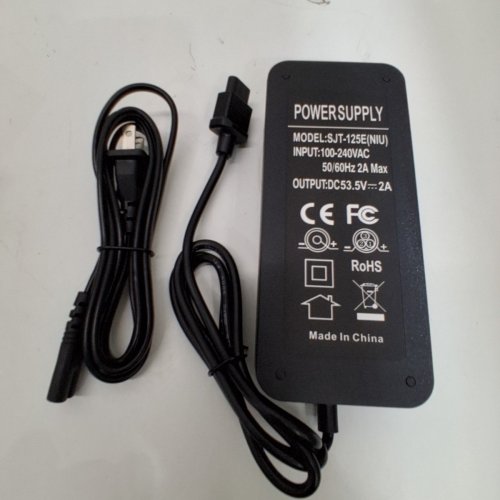 ELECTRIC SCOOTER POWER SUPPLY - 5V - 2AMP -BLACK (MODEL: SJT-125E(NIU)) image 2