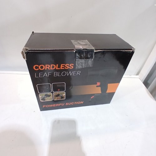 CORDLESS LEAF BLOWER - BLACK (MODEL: BFJ-001) image 4