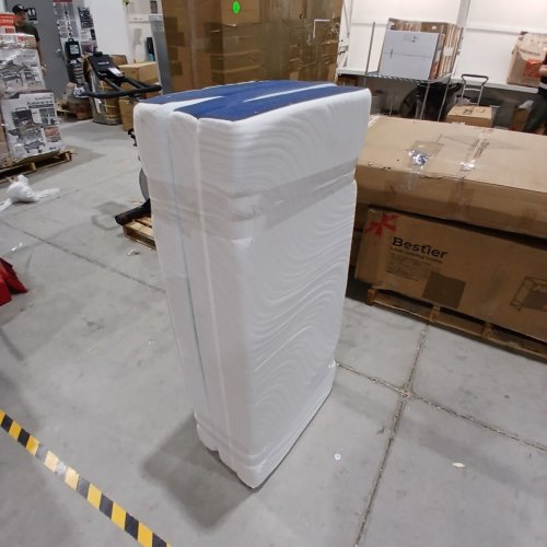 TWOLIKE TRI FOLDING MEMORY FOAM MATTRESS - 52" X 73" X 4" - FULL - BLUE AND WHITE image 8