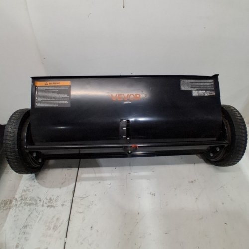 PUSH LAWN SWEEPER, LEAF & GRASS COLLECTOR WITH MESH COLLECTION HOPPER BAG AND 4 SPINNING BRUSHES - 26" - BLACK (MODEL:GT1110) image 6