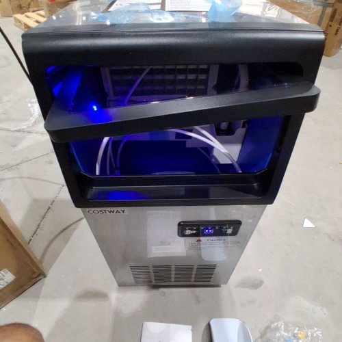 COSTWAY FREE STANDING STAINLESS STEEL COMMERCIAL ICE MACHINE (MODEL: FP10925US-WH) image 2